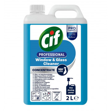 Stiklų plovimo priemonė Pro Formula Cif window&glass Conc, 2l