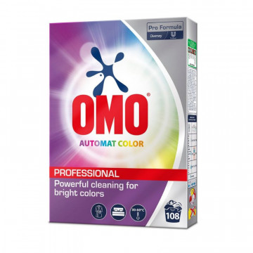 Skalbimo milteliai Pro Formula OMO Professional Automat Color, 5,4 kg