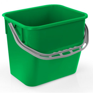 Plastikinis kibiras, žalias, 12l