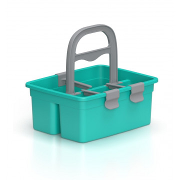 Krepšelis buteliukams sudėti, pilka rankena