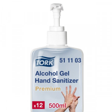Rankų dezinfekantas Tork Premium Alcohol Gel Hand Sanitizer, 500ml
