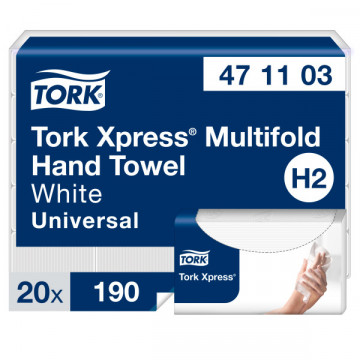 Rankšluosčiai servetėlėmis Tork Xpress Multifold Universal H2, 2sl.