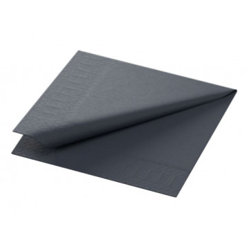 Stalo servetėlės Duni Ecoecho 24x24cm, 2sl. pop., juodos, 300vnt.