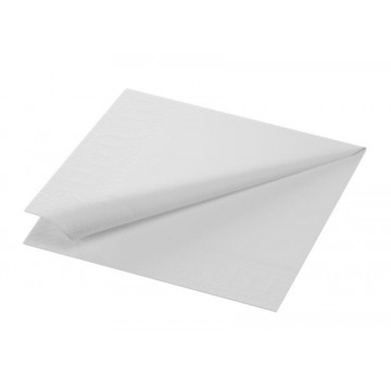 Stalo servetėlės Duni Ecoecho 33x33cm, 2sl. pop., baltos,125vnt.