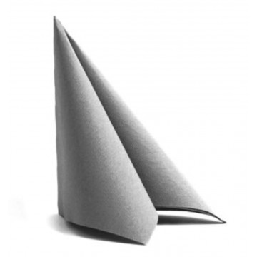 Stalo servetėlės Duni Point to Point 38x38cm, 2sl. pop., pilkos, 50vnt.
