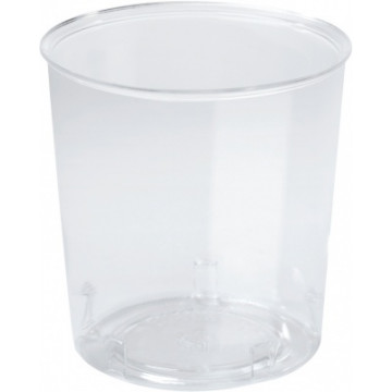 Duni Vienkartinės stiklinės karštiems/šaltiems gėrimams, Trend 300 (250) ml, skaidrios, PS, max +100°C, 50 vnt.