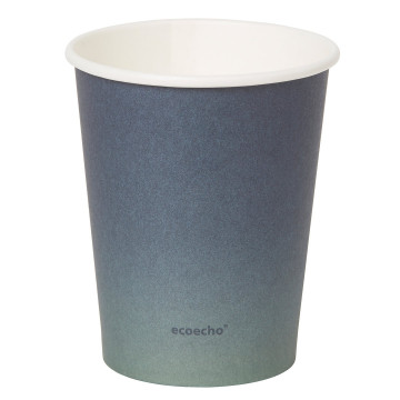 Duni Vienkartiniai puodeliai kavai 240 ml Urban (182535, 214279109, LTSB-HSL80), PAP./PLA, grafito,žalsv. sp.,max +100°C, 40 vnt.