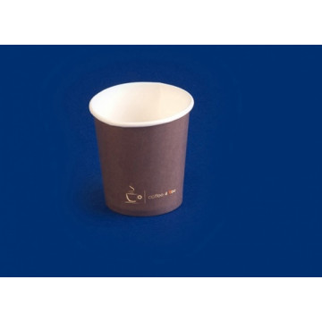 Vienkartiniai puodeliai kavai, popieriniai (dangtelio kodas 214263) 100ml, 100vnt.