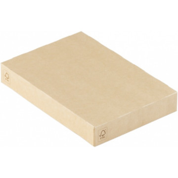 Duni Dangteliai Viking ® dėžutėms (tinka 162916) rudos spalvos, kartonas/PE, 20x14x3 cm, max +100°C, 125 vnt.