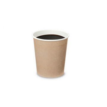 Vienkartiniai puodeliai kavai 350ml (2013195,182536), PAP/PE., rudos sp., 60x109x89 mm, 50 vnt.