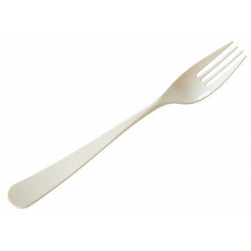 Duni Vienkartinės Ecoecho™ šakutės, baltos, CPLA,18,5 cm, max +70°C, 100 vnt.