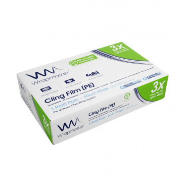 Maistinė plėvelė Wrapmaster 30cmx300m, PE