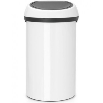 Šiukšlių dėžė Brabantia Touch Bin, balta, 60l