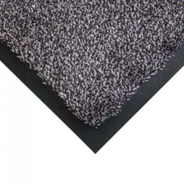 Skalbiamas įėjimo kilimas, COBAwash, juodas/pilkas, 0.6m x 0.85m (9mm)