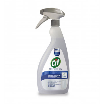 Stiklų ir vandeniui atsparių paviršių valymo priemonė Pro Formula Cif Professional Eco, 750ml