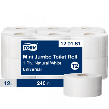 Tualetinis popierius rulonais Tork Universal Mini Jumbo T2, 1sl.