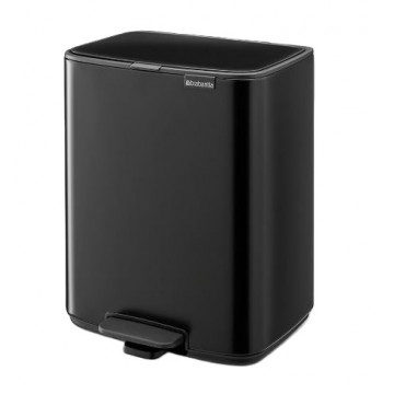 Šiukšlių dėžė Brabantia Bo Pedal Bin, juodo matinio metalo, 12l Šiukšlių dėžė Brabantia Bo Pedal Bin, juodo matinio metalo, 12l