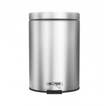 Šiukšlių dėžė 12l, metalinė, atidaroma koja
