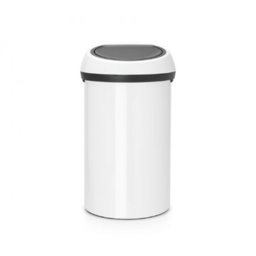 Šiukšlių dėžė Brabantia Touch Bin, balta, 60l