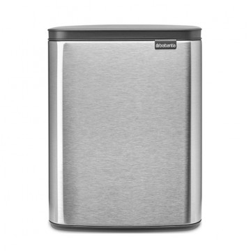 Šiukšlių dėžė Brabantia Bo, matinio metalo, FPP, 12l