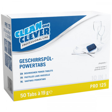 Tabletės indaplovėms PRO125 Powertabs 10in1, 50vnt.